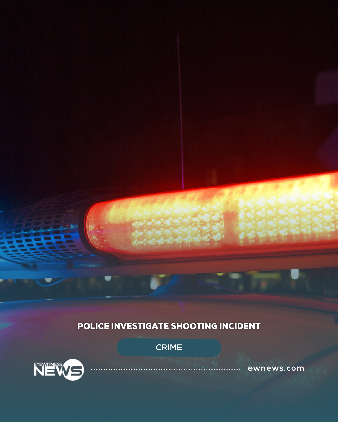 Police investigate shooting incident