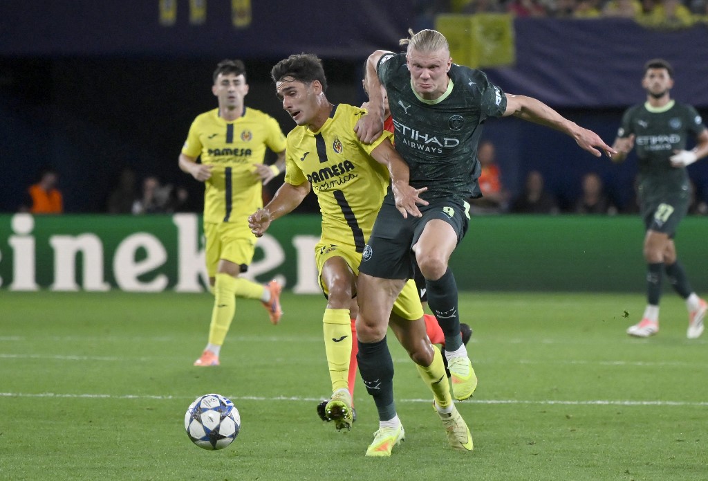 Haaland scores again as Man City beat Villarreal