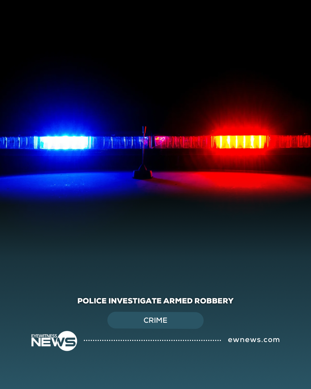 Police investigate armed robbery