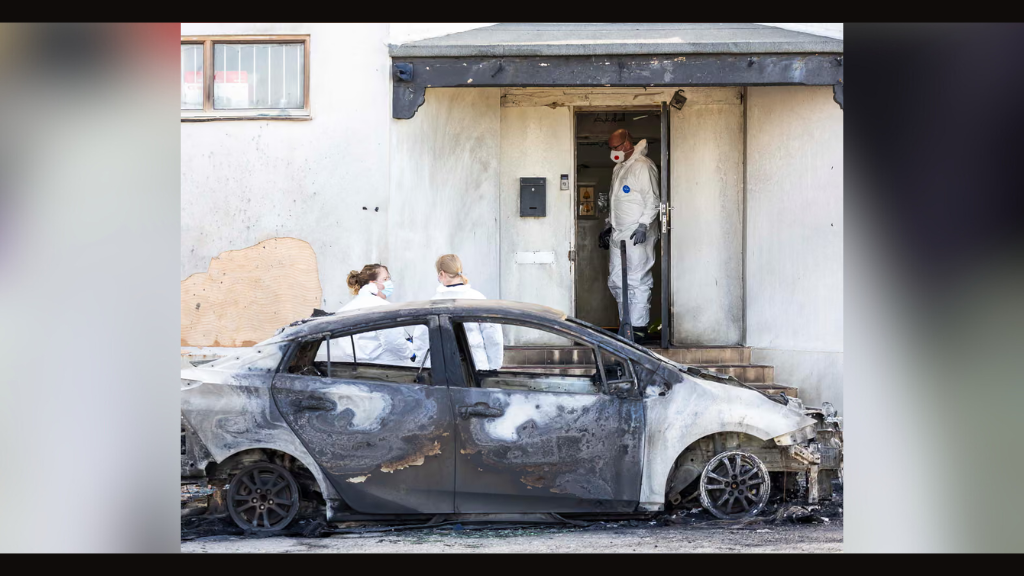 UK police probe fire at mosque as ‘hate crime’