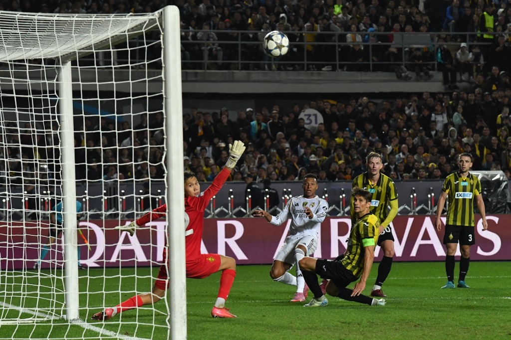 Real Madrid thrash Kairat with Mbappe hat-trick