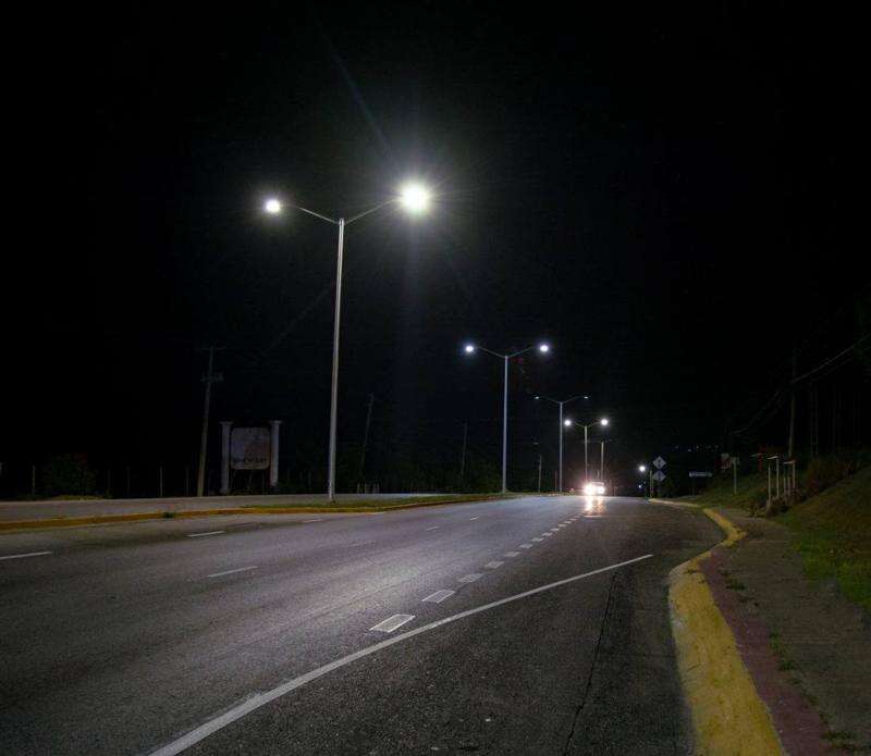 Streetlights in Rocky Point damaged by widespread electricity theft — JPS