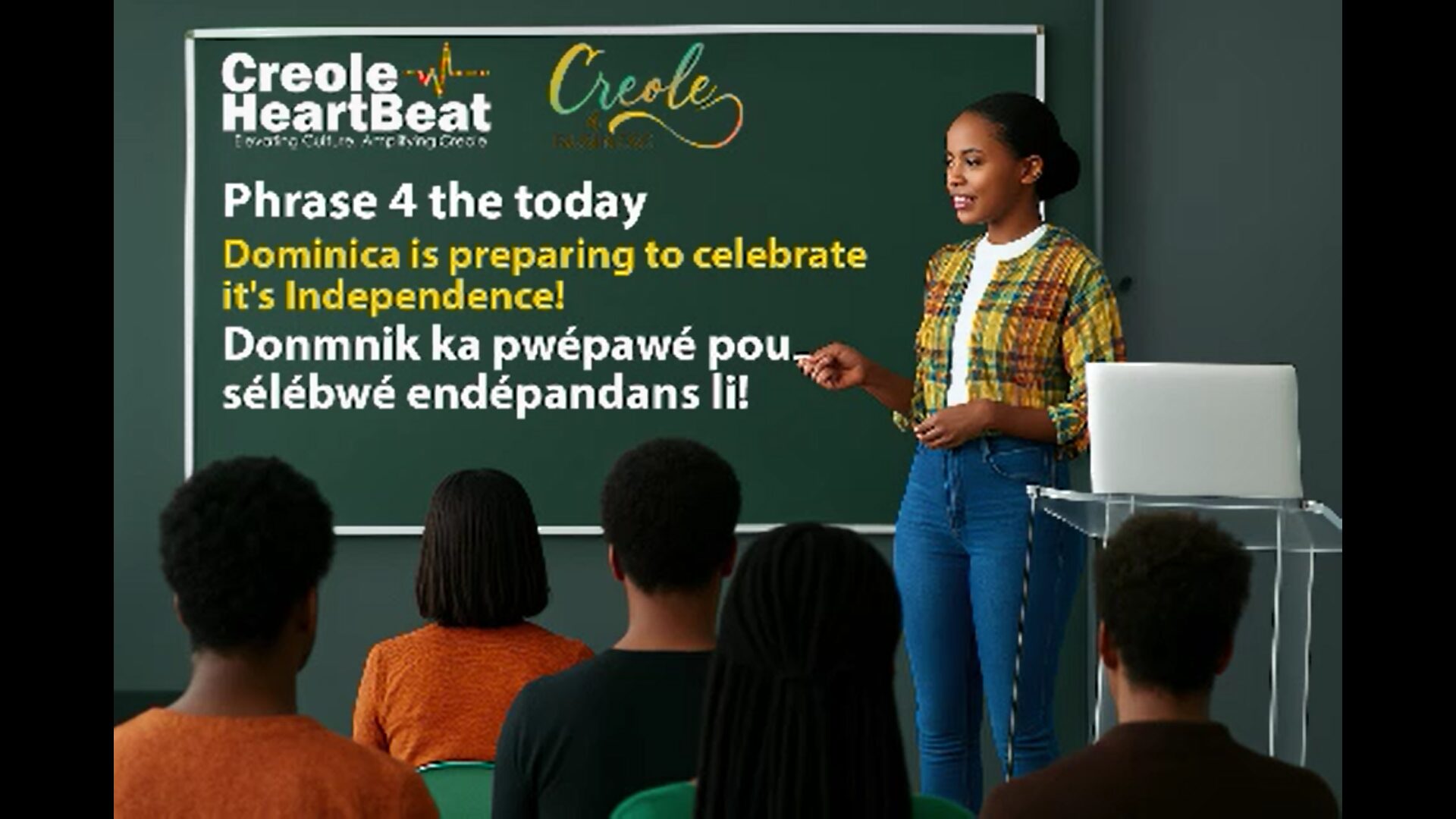 Creole Heart Beat Phrase 4 Today – ‘Donmnik ka pwépawé pou sélébwé endépandans li!’