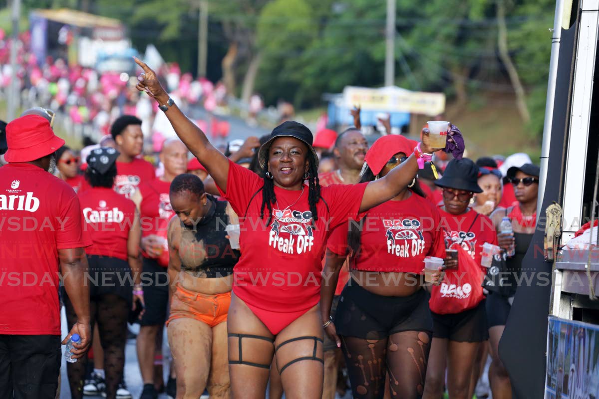 Scenes from J’Ouvert celebrations for Tobago carnival