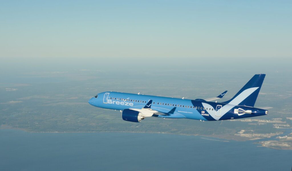 Breeze Airways to commence non-stop service between Tampa and MoBay