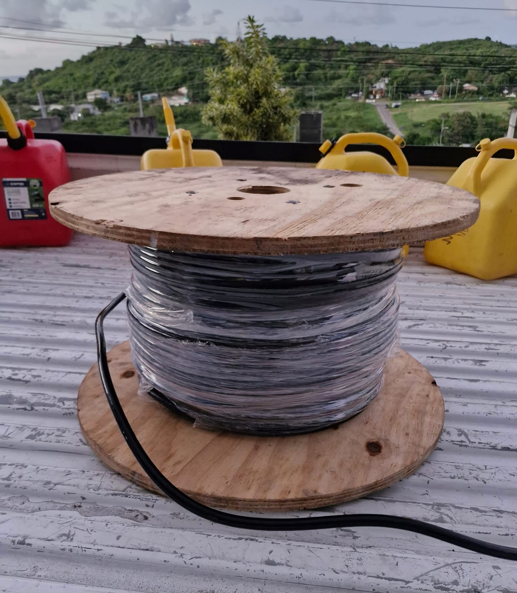 MP Richard Lewis Donates to lighting of Five Islands Football Field