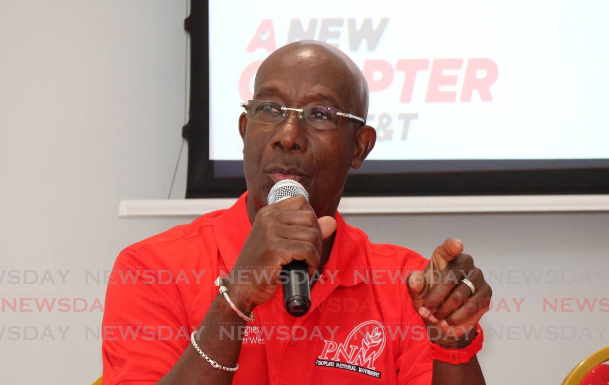 Rowley challenges government on OFAC licence details