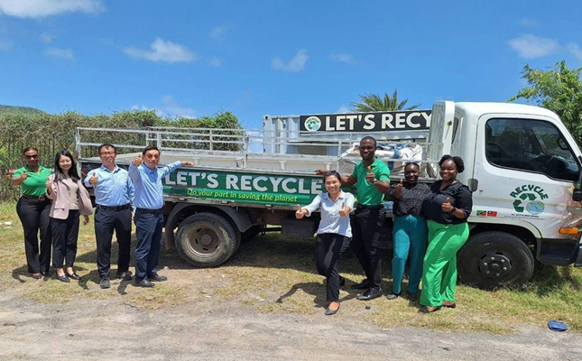 From Zero to Export: Taiwan Supports St. Kitts and Nevis in Building a Recycling System