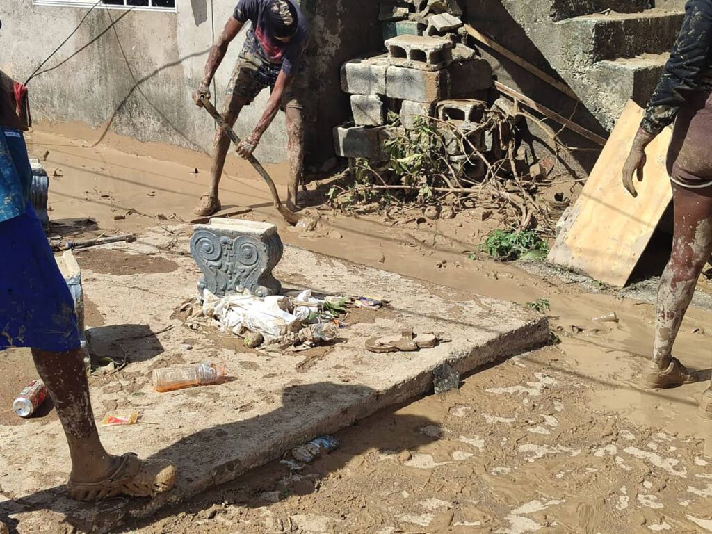 Melissa’s muddy mark