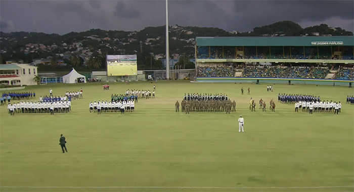 Inside the head of a police officer on Independence Parade