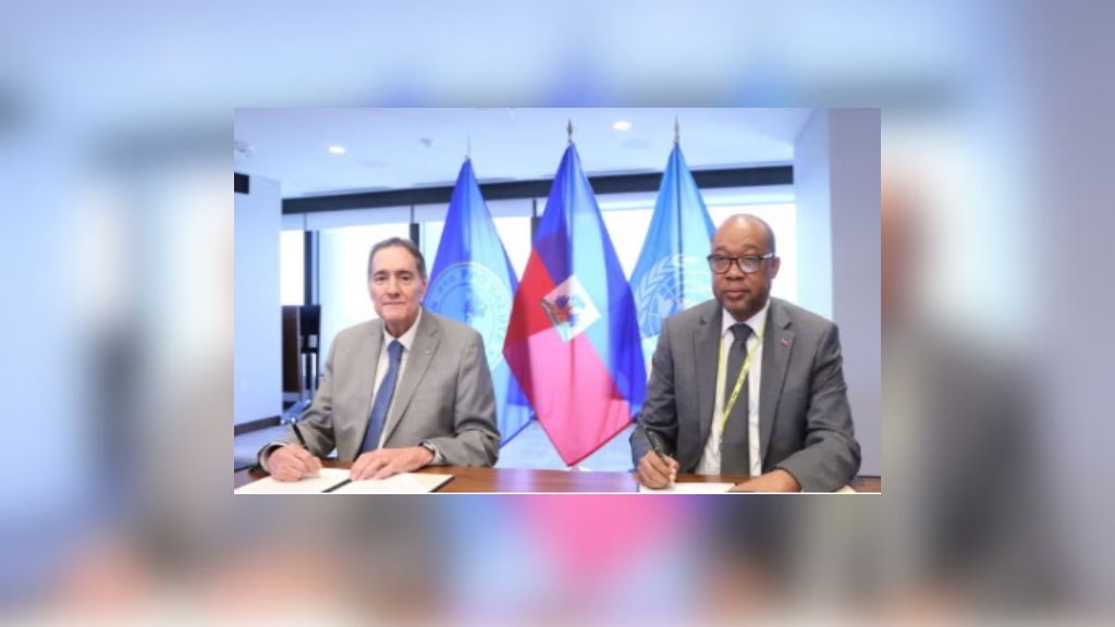 PAHO/WHO signs country cooperation strategy with Haiti