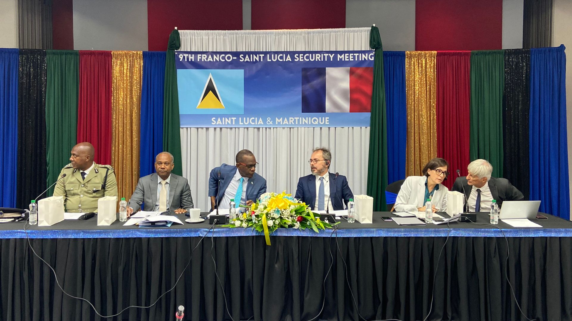 Saint Lucia, France step up talks on border security and crime fighting