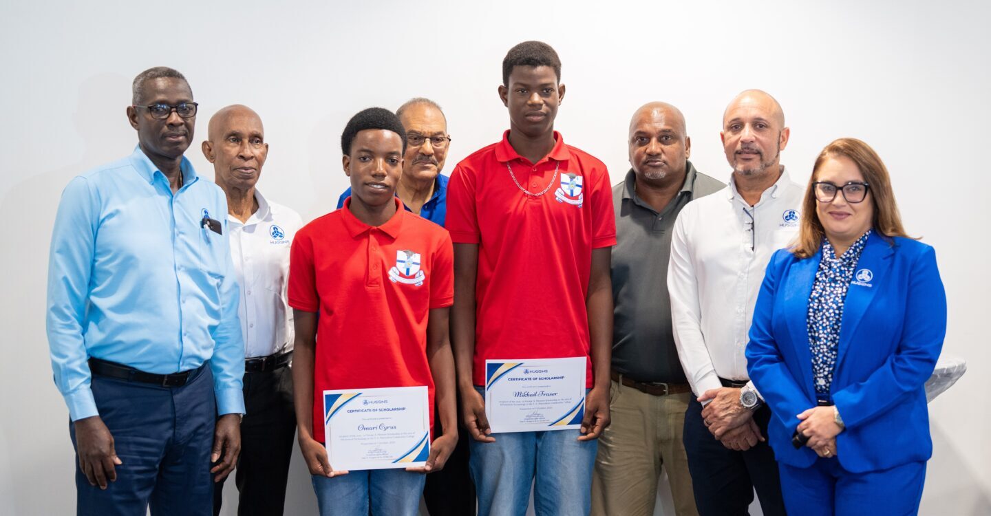 Huggins awards 2 new G A Menezes Scholarship recipients