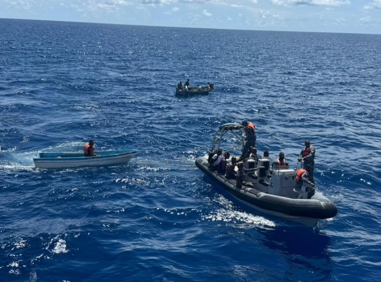 One reported dead, 16 rescued by Coast Guard from burning vessel