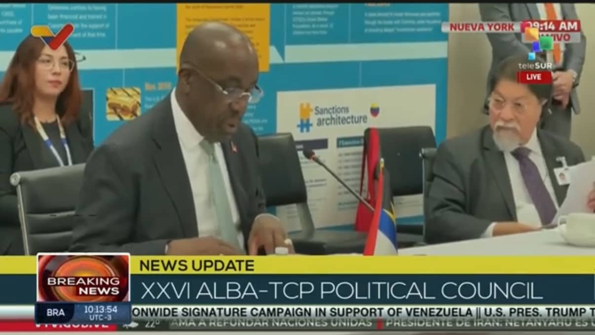 Antigua and Barbuda strongly condemns all attempts to discredit the President of Venezuela