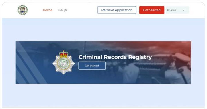 Belize Police Department Rolls Out Online Criminal Record Application System