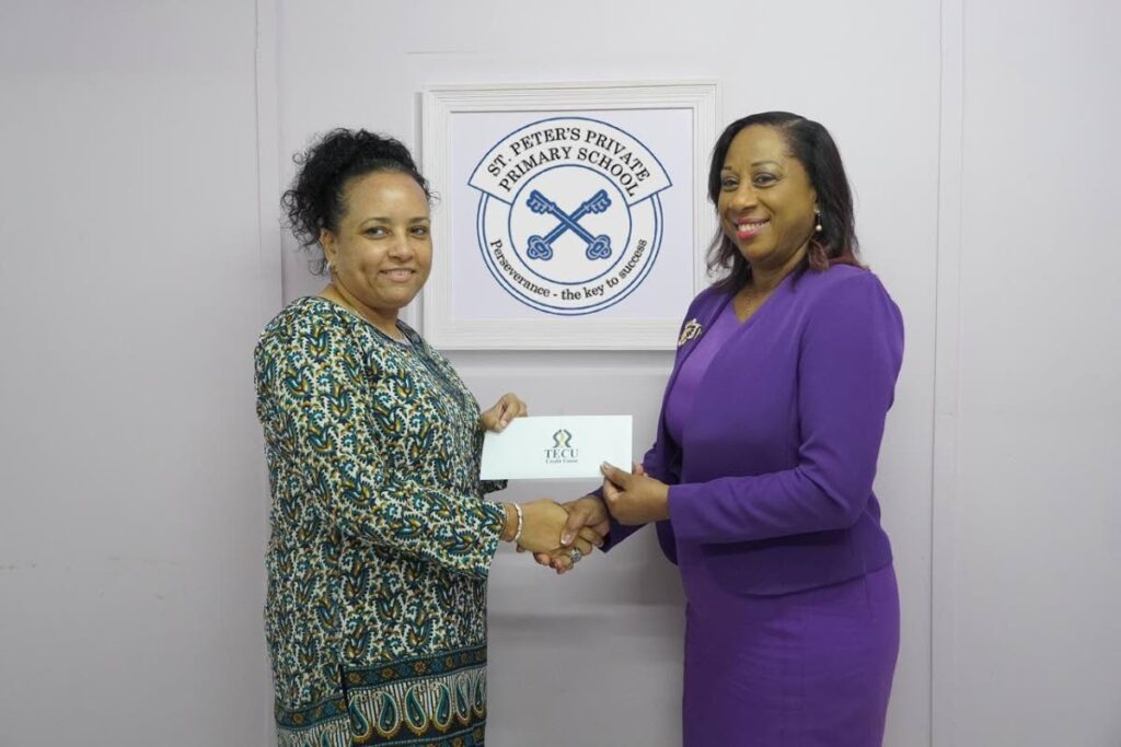 TECU Credit Union donates $13,000 to St Peter’s Private Primary School