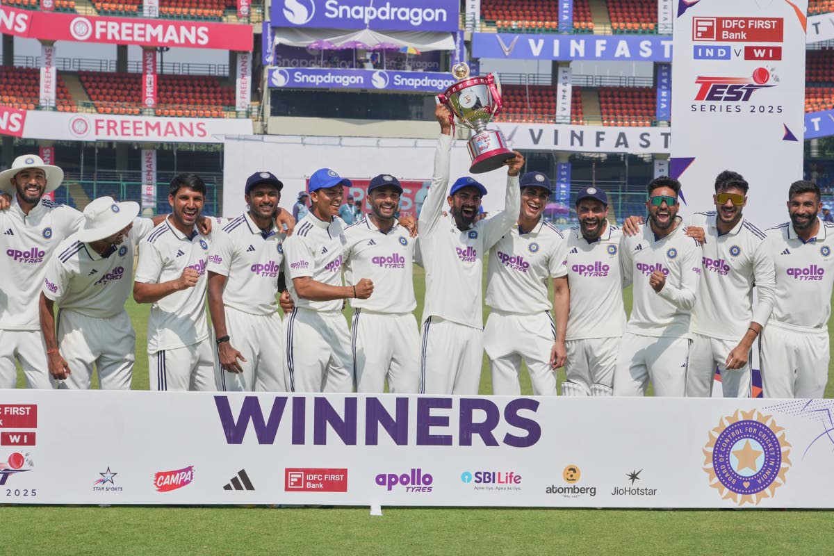 India beat Windies by seven wickets to win Test series 2-0