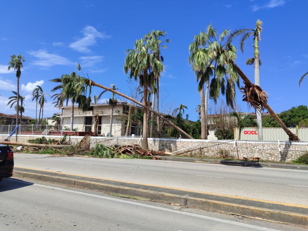 #MelissaAftermath: Elegant corridor gets a thrashing