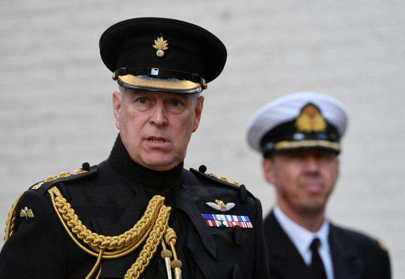 UK’s Prince Andrew says he’s giving up royal title
