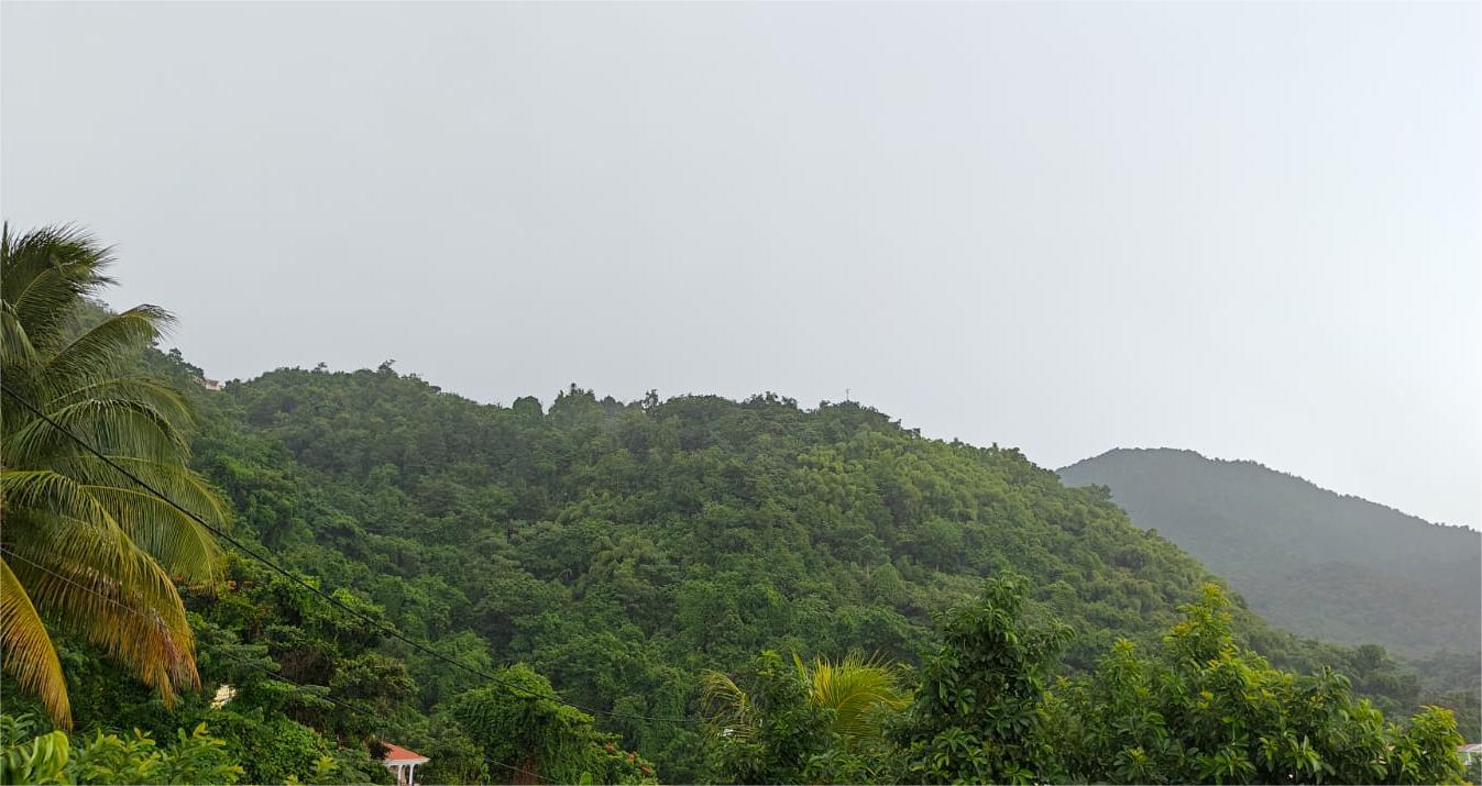 WEATHER (6:00 AM, Wed October 8): Overcast skies, scattered showers today from Tropical wave; heavy rainfall, gusty winds expected from Thursday as TS Jerry approaches