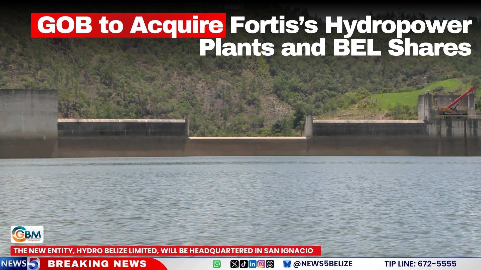 GOB to Acquire Fortis’s Hydropower Plants and BEL Shares