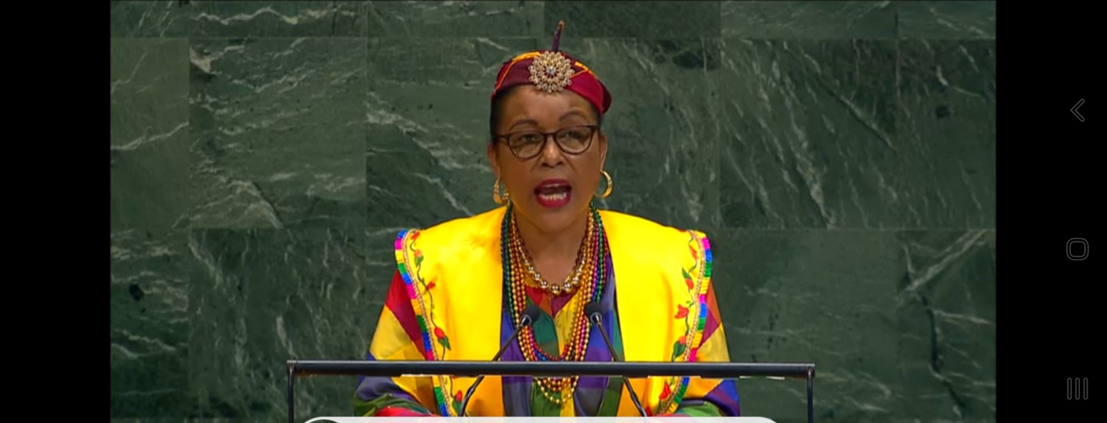 President of Dominica pushes for global accord in a dualistic reality at 80th UNGA