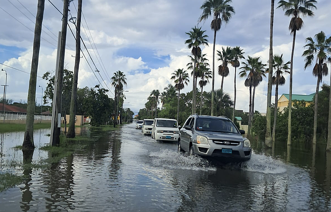 Widespread flooding in Nassau after weekend of heavy rain