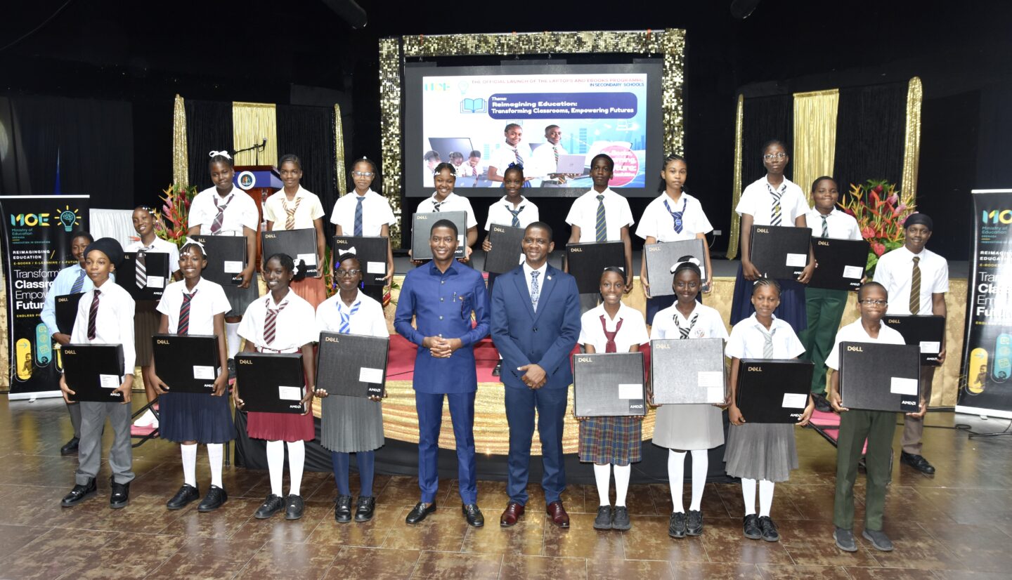 Students receive laptops and e-books from Government of Grenada