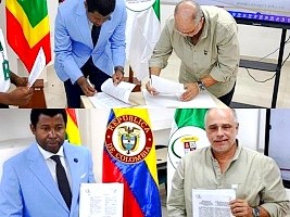 Internationalization of the UEH : Signature with the Colombian University (UMAYOR)