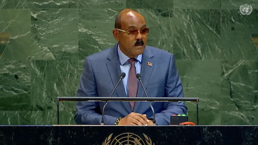 VIDEO: Antigua & Barbuda PM condemns Cuba’s continued inclusion on list of countries sponsoring terrorism