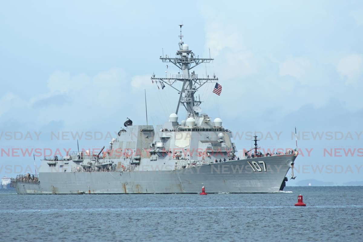 US warship arrives in Trinidad and Tobago