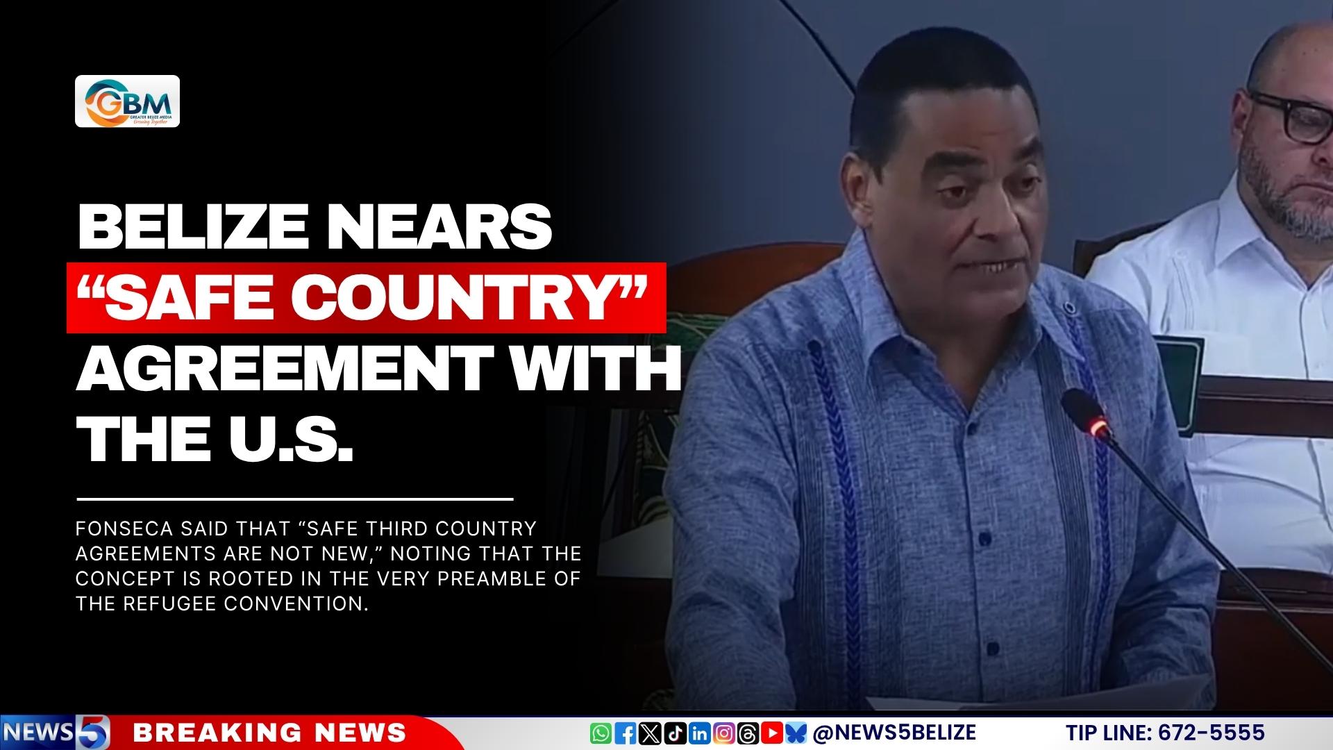 Belize Nears “Safe Country” Agreement with the U.S.