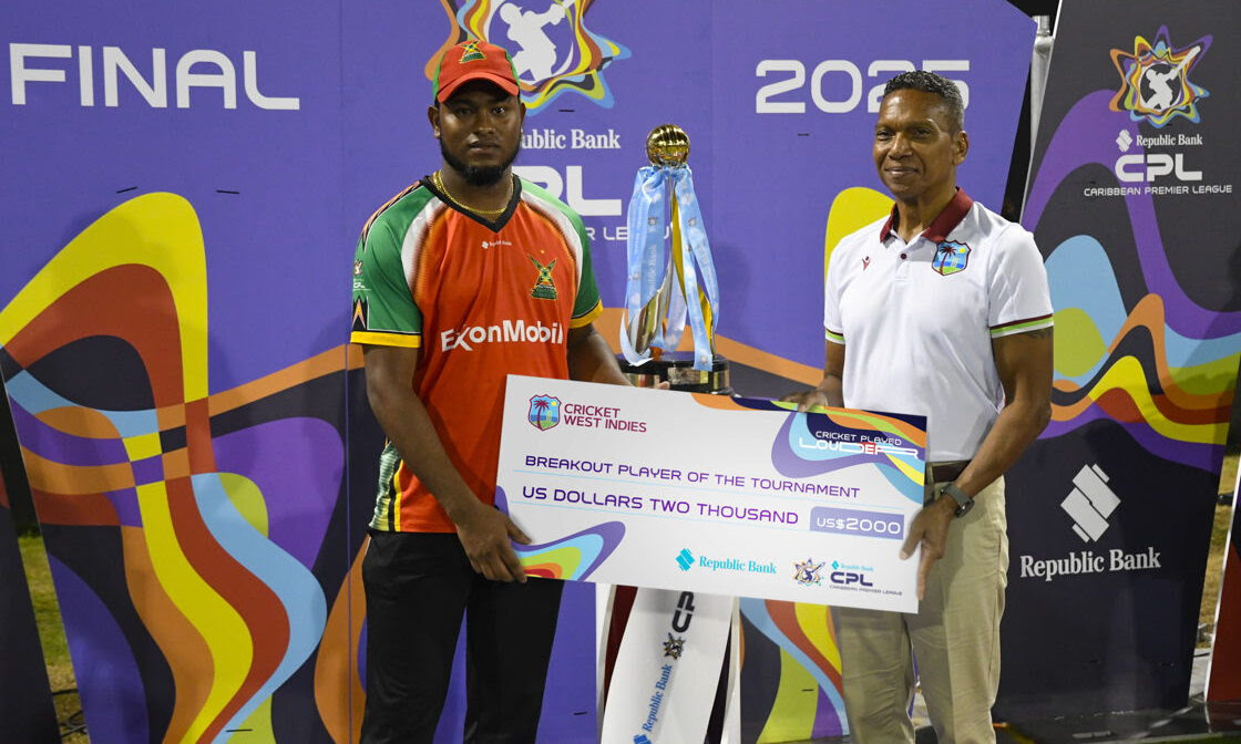 Quentin Sampson commended by CWI as Breakout Player of CPL 2025