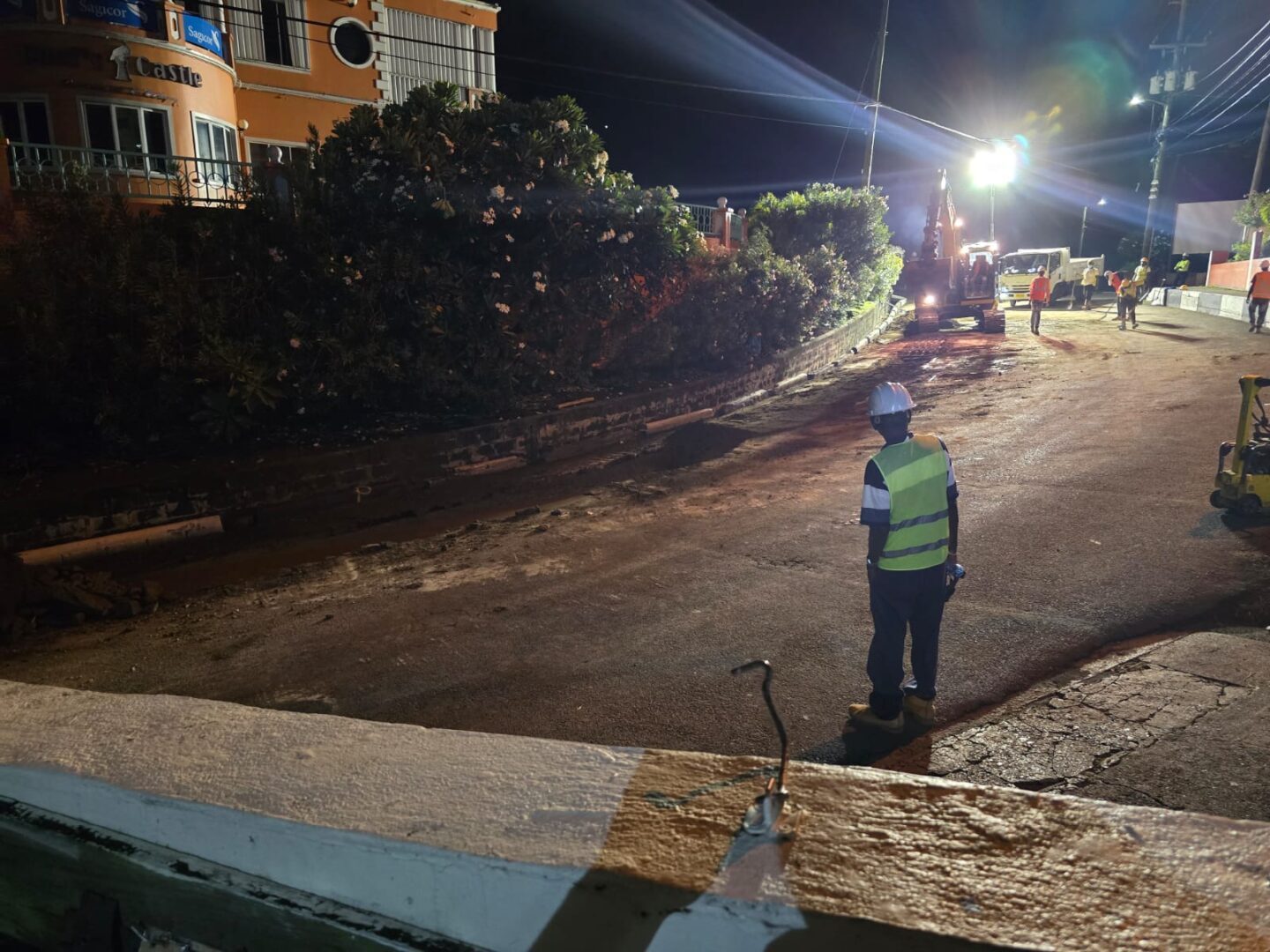 Major sewer main breach in the south of the island