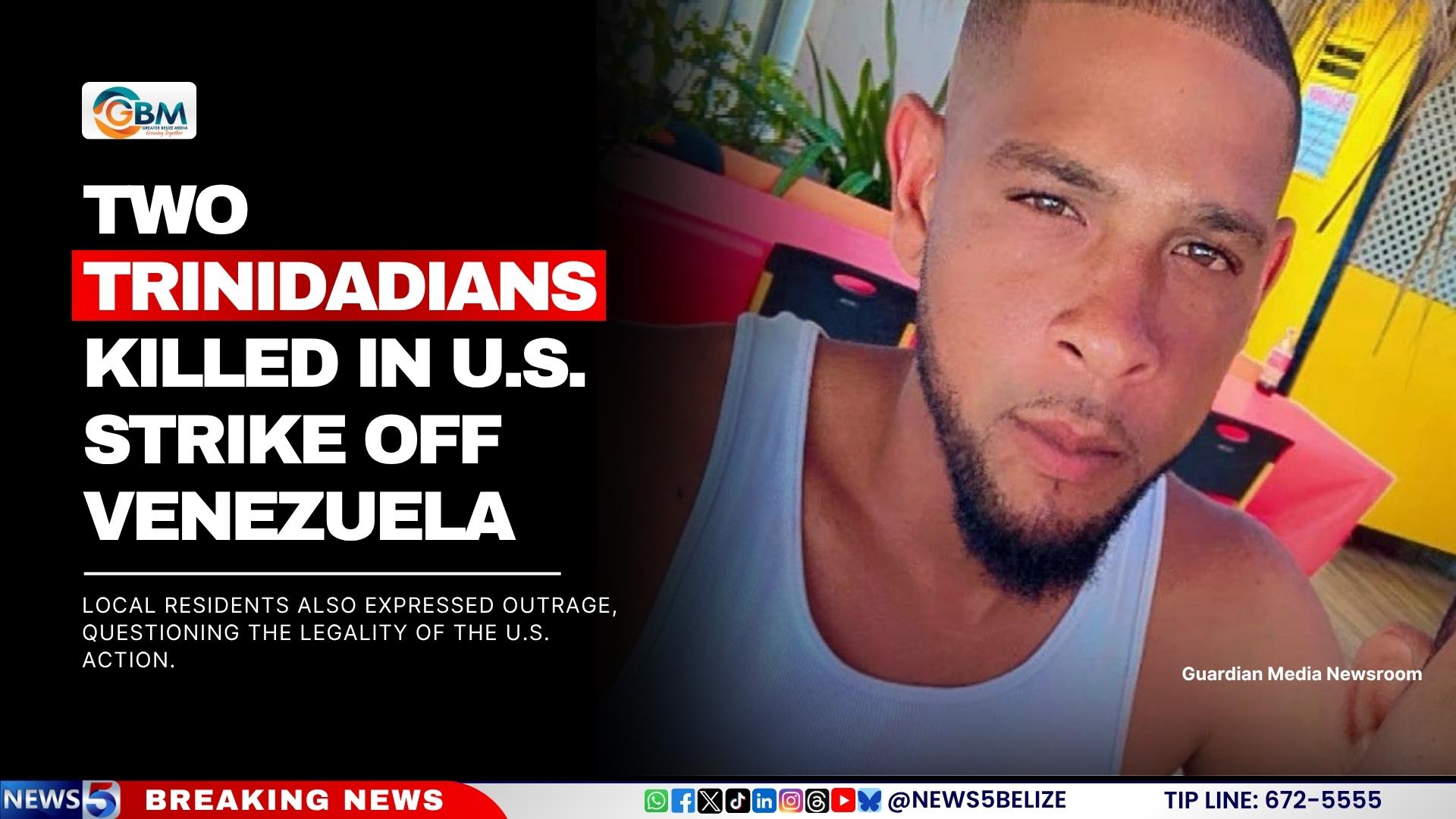 Two Trinidadians Killed in U.S. Strike Off Venezuela