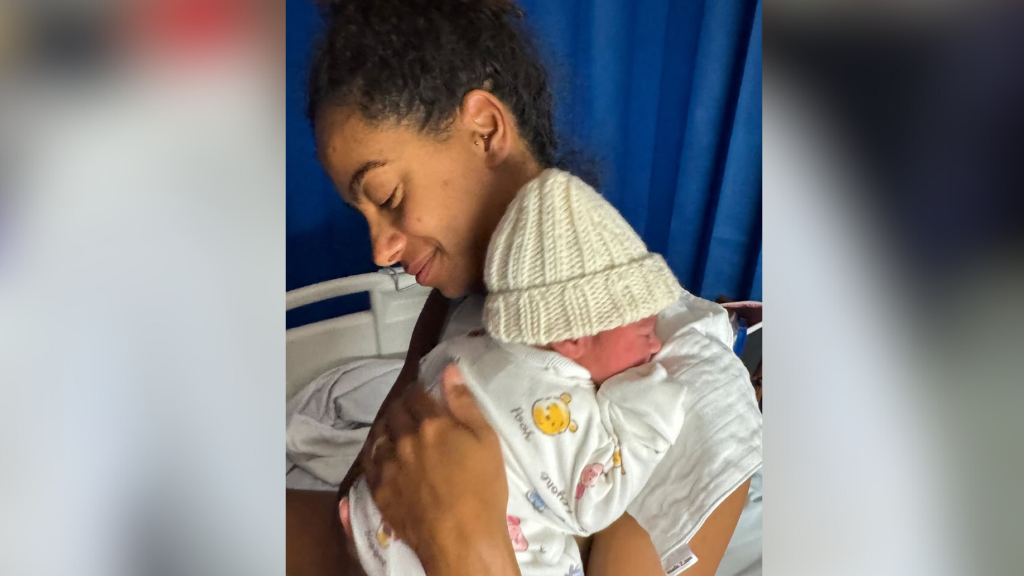 Jamaican Olympian Danusia Francis welcomes baby boy