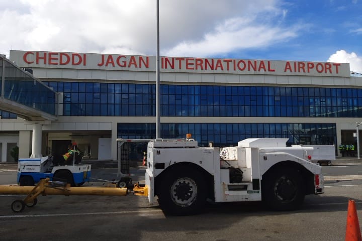 CJIA police arrested for demanding money from passenger