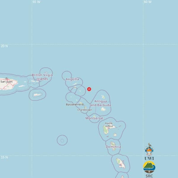 Earthquake Felt Near Antigua and Barbuda