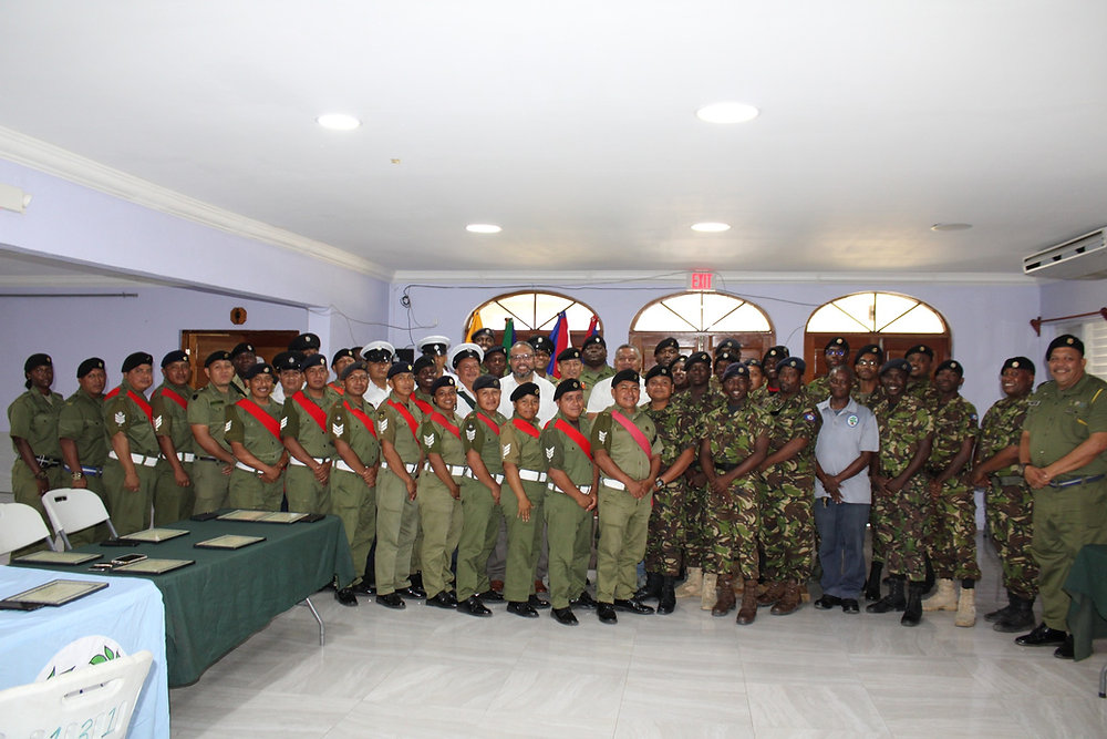 BDF and Police Honoured for Service on National Service Day