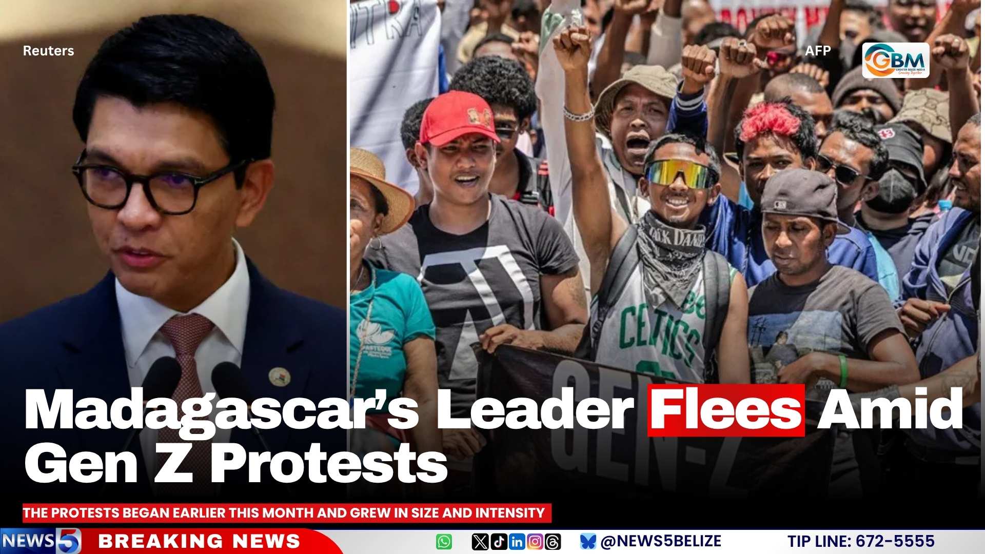 Madagascar’s Leader Flees Amid Gen Z Protests