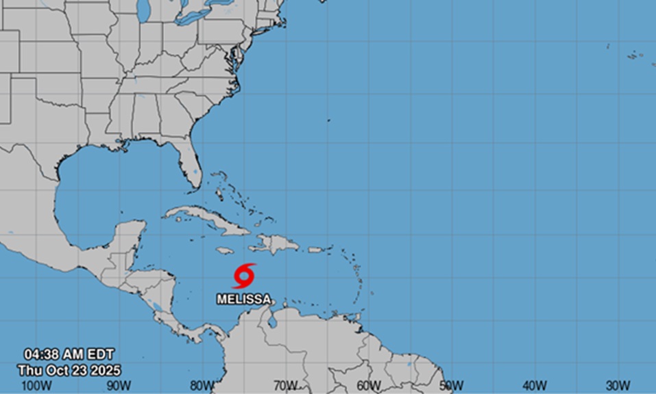#EyeOnMelissa: Jamaica now under tropical storm warning as Melissa crawls across Caribbean