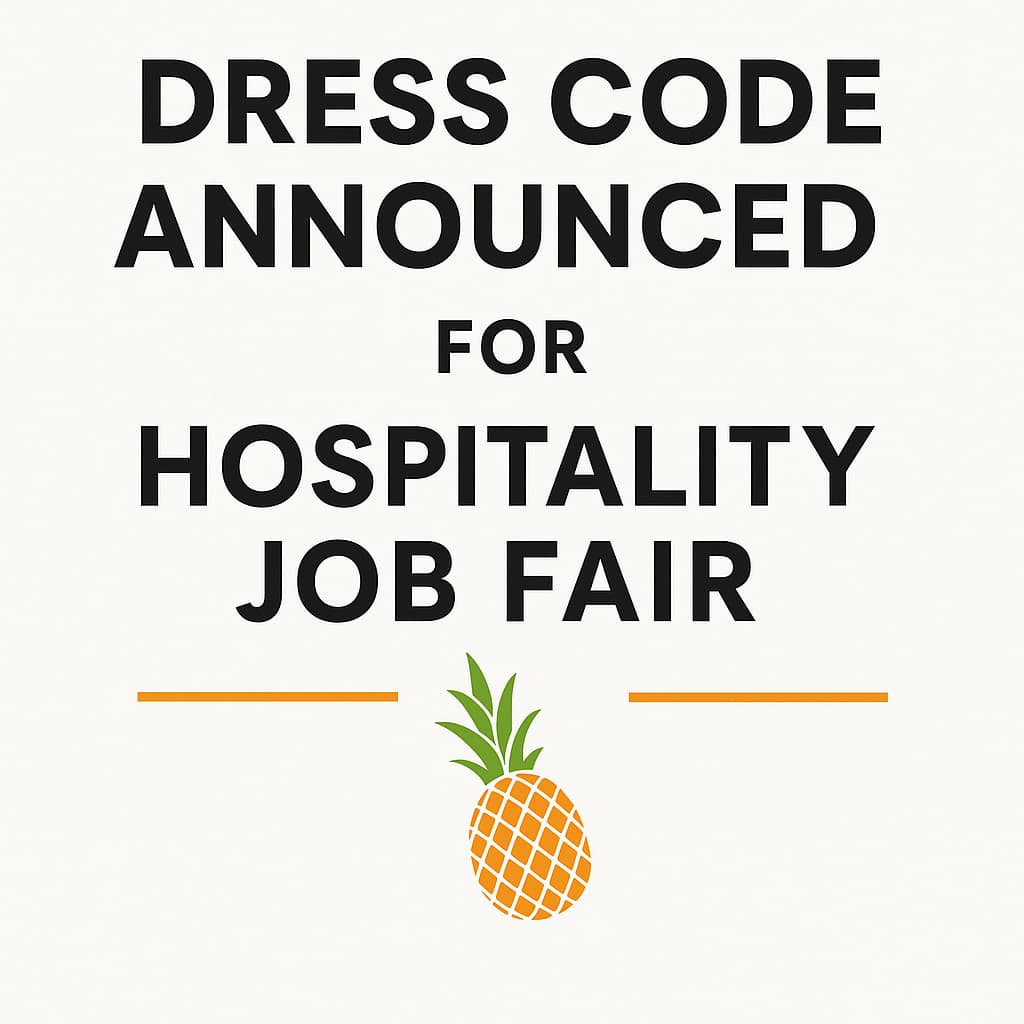 Organizers Outline Dress Code for Hospitality Job Fair