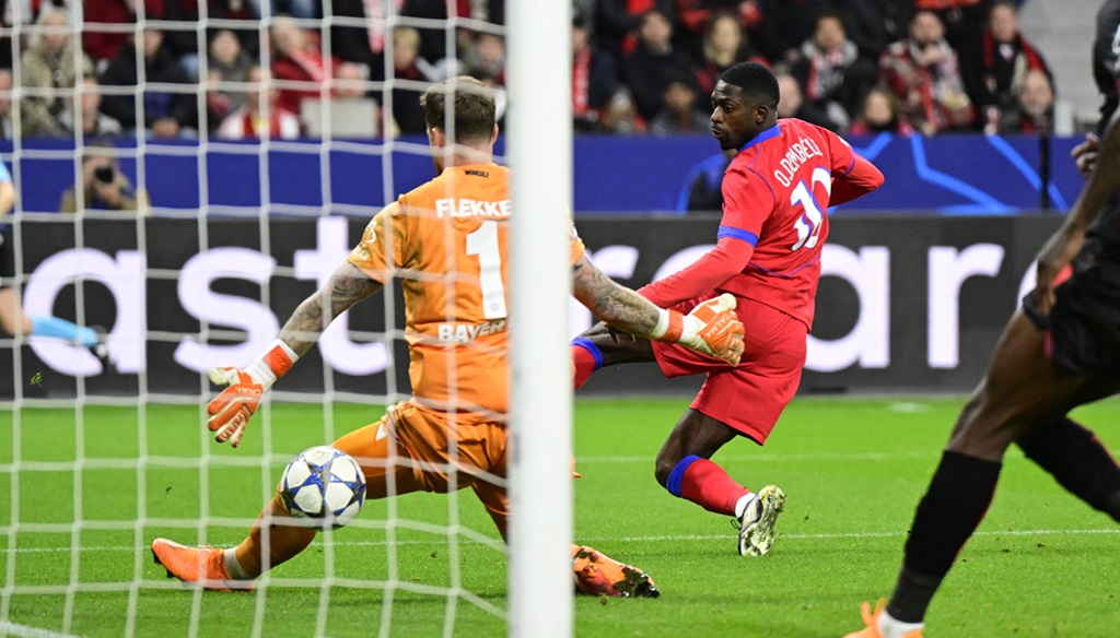 Dembele scores on return as PSG hammer Leverkusen 7-2