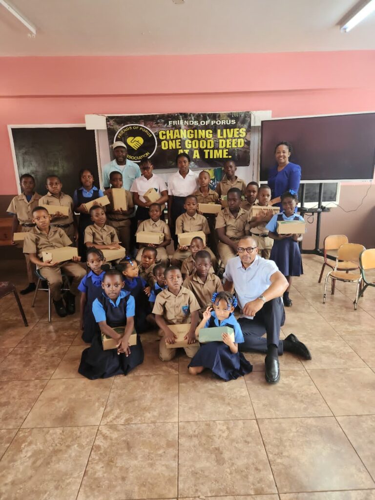 Manchester students benefit from Kicker’s Club shoe drive