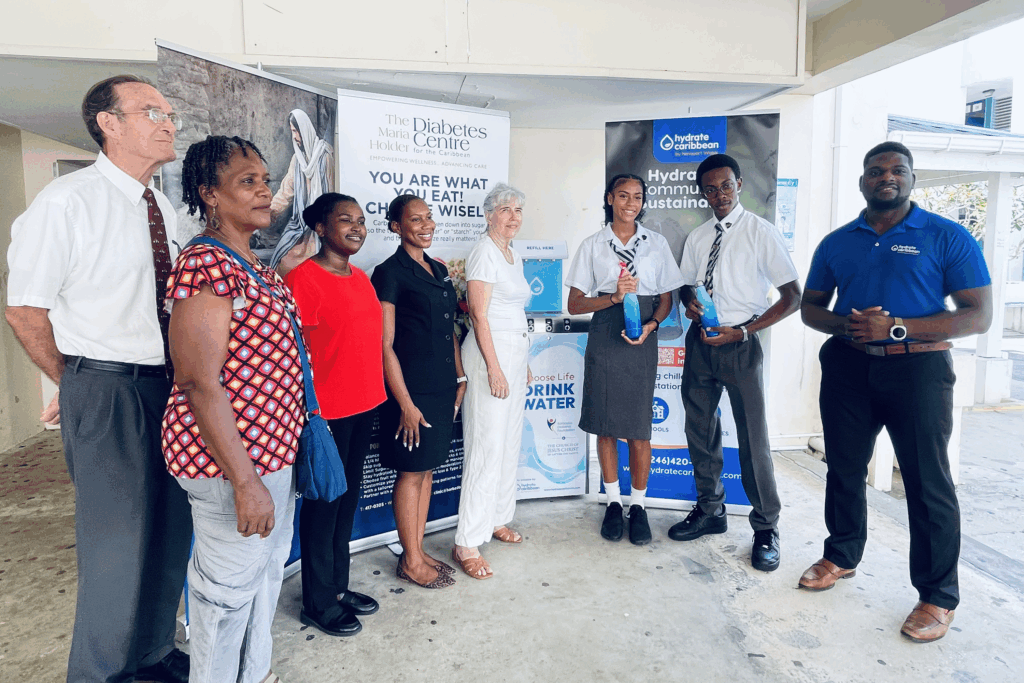 Hydrate Caribbean expands school water station project to The Lodge