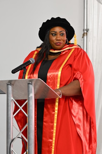 High Commissioner Croney delivered keynote at LSME Annual Convocation