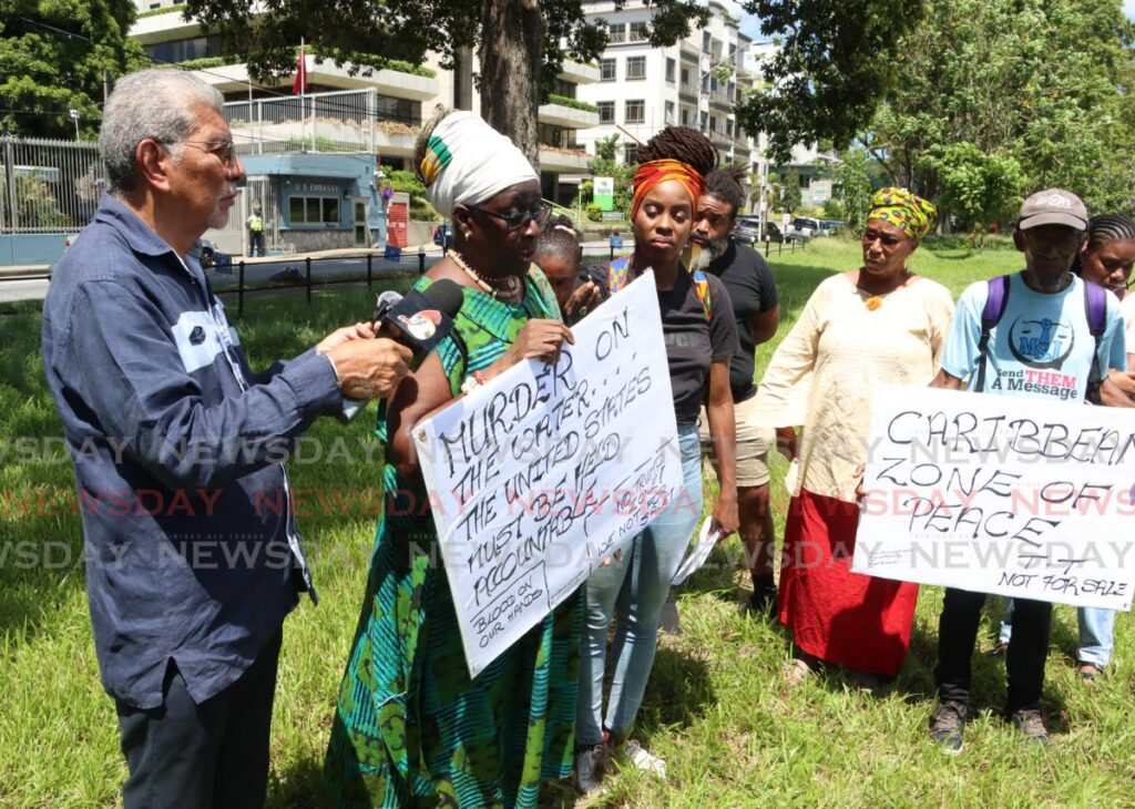 Protesters condemn US ‘imperial arrogance’ in Caribbean