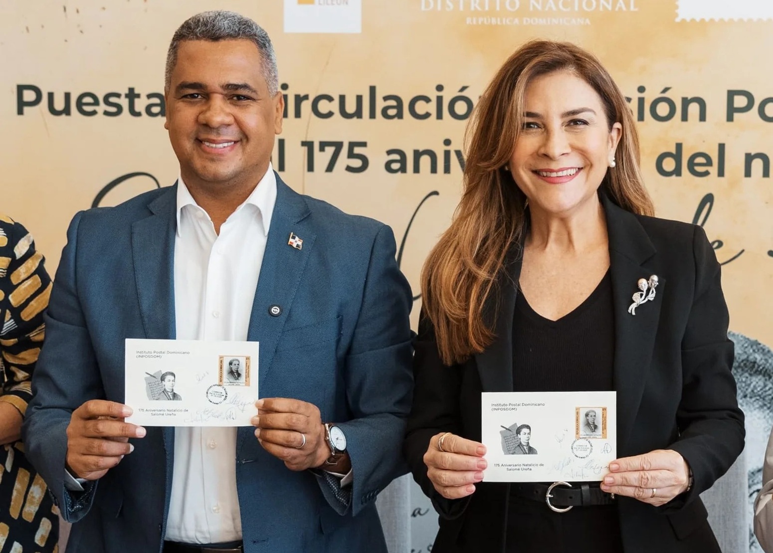 Dominican postal service and city hall issue commemorative stamp honoring Salomé Ureña on 175th birthday