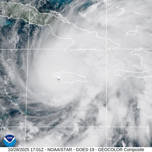 #EyeOnMelissa: Eye of Hurricane Melissa makes landfall in New Hope, Westmoreland